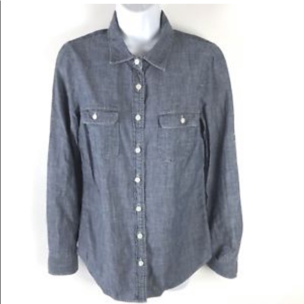 Jcrew Factory  chambray The Perfect Shirt